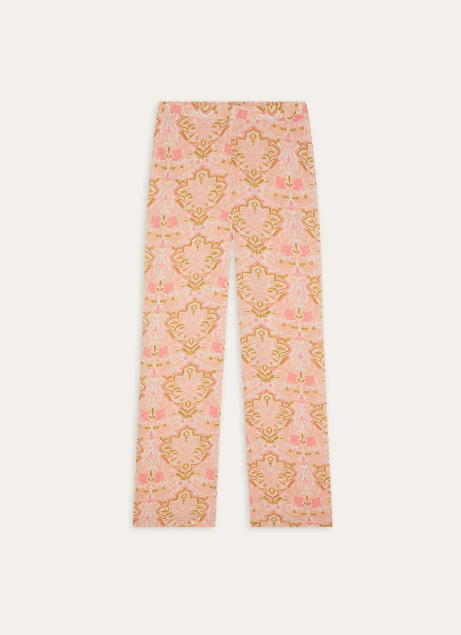 Bouchara Pyjama, Chemise De Nuit^PANTALON EN VISCOSE IMPRIMÉ FLORAL INDIEN