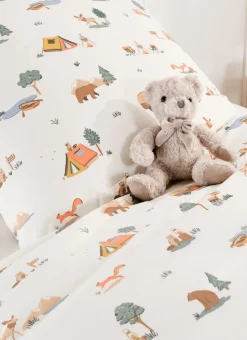 Enfant Bouchara Linge De Lit^PARURE DE LIT BÉBÉ EN PERCALE WILD
