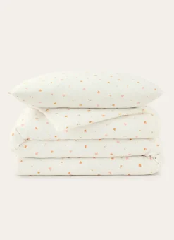Enfant Bouchara Linge De Lit^PARURE DE LIT ENFANT EN COTON MOTIF PETITS CŒURS