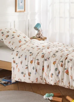 Enfant Bouchara Linge De Lit^PARURE DE LIT ENFANT EN PERCALE WILD