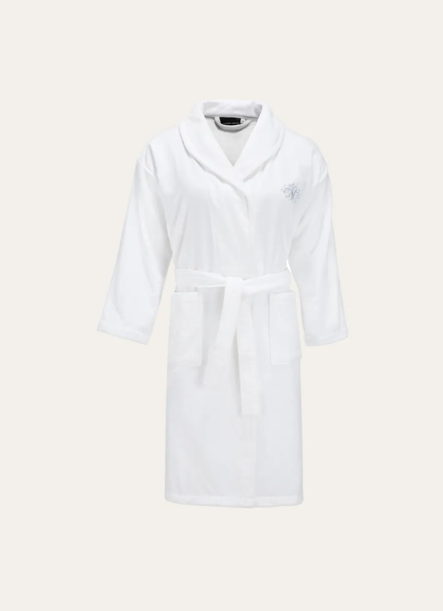 Bouchara Peignoir Éponge^PEIGNOIR DE BAIN BRODÉ EN ÉPONGE 400GR