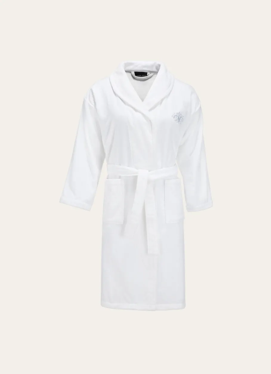 Bouchara Peignoir Éponge^PEIGNOIR DE BAIN BRODÉ EN ÉPONGE 400GR