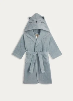 Enfant Bouchara Linge De Bain^PEIGNOIR DE BAIN EN ÉPONGE CHATON