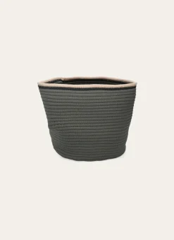 Bouchara Panier^PETIT PANIER EN CORDE DE COTON BORDS CONTRASTÉS