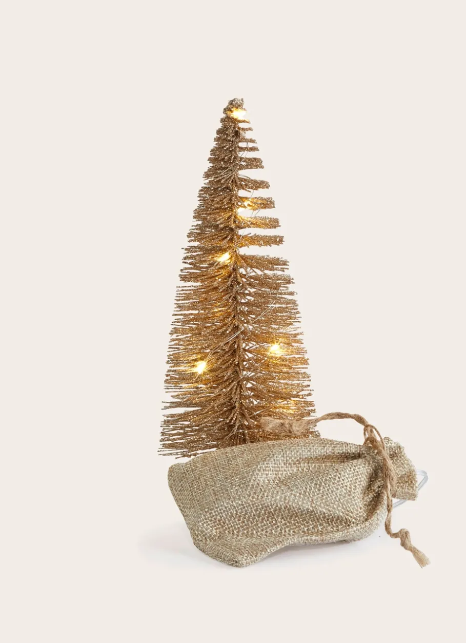 Bouchara Décoration De Noël^PETIT SAPIN BROSSE LUMINEUX