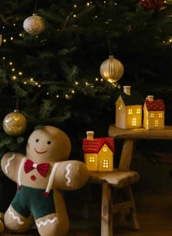 Bouchara Décoration De Noël^PETITE MAISON LUMINEUSE EN PORCELAINE