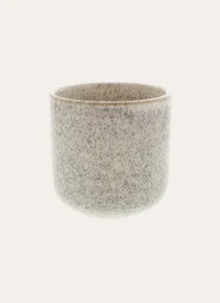 Bouchara Bougeoir, Lanterne^PHOTOPHORE EN VERRE EFFET MOUCHETÉ