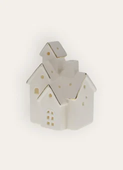 Bouchara Décoration De Noël^PHOTOPHORE ÉGLISE EN PORCELAINE