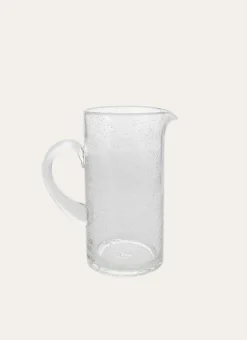 Bouchara Verre, Théière, Carafe^PICHET EN VERRE BULLÉ TEINTÉ
