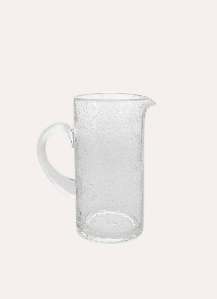 Bouchara Verre, Théière, Carafe^PICHET EN VERRE BULLÉ TEINTÉ