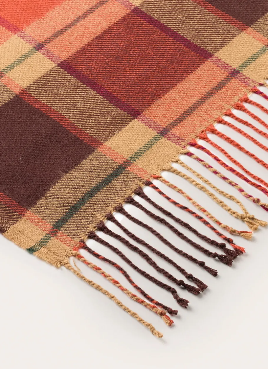 Bouchara Plaid^PLAID À CARREAUX AVEC FINITIONS FRANGÉES