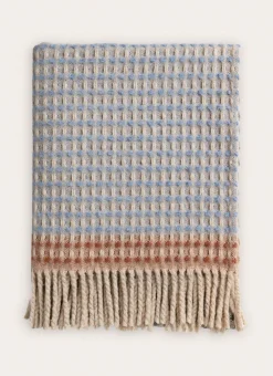 Bouchara Plaid|Chambre De Noël^PLAID À CARREAUX EN TISSAGE GAUFRÉ