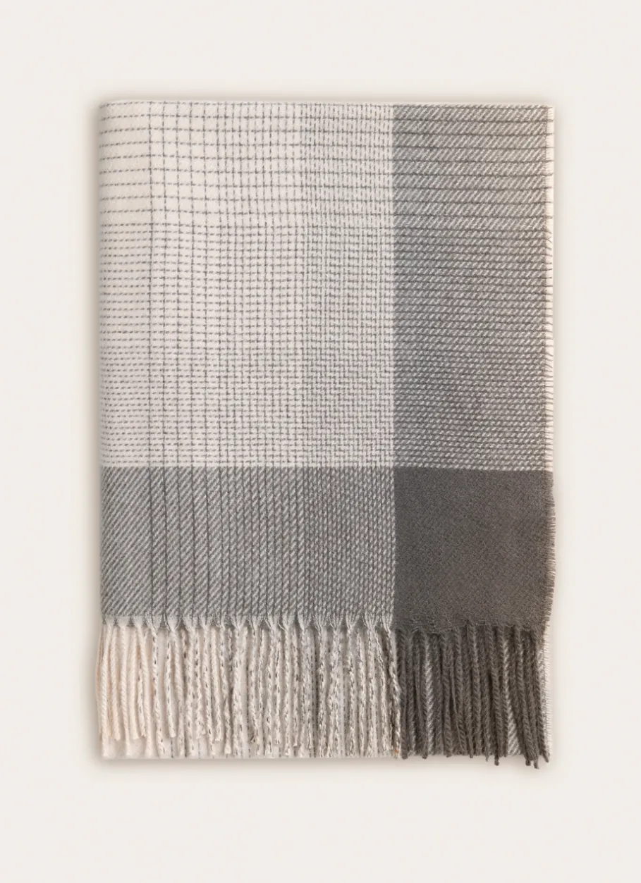 Bouchara Plaid^PLAID À CARREAUX FINITIONS FRANGÉES TRAIL