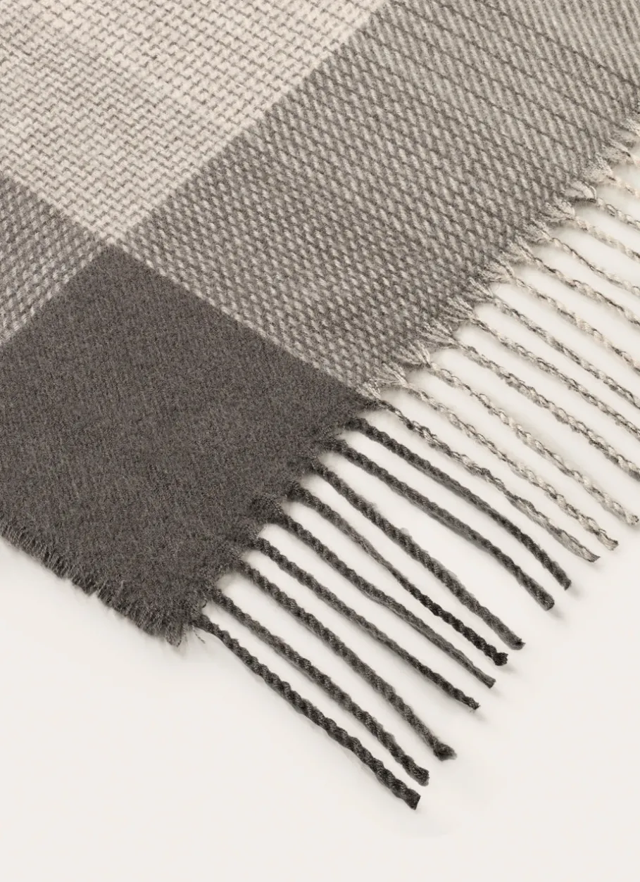 Bouchara Plaid^PLAID À CARREAUX FINITIONS FRANGÉES TRAIL