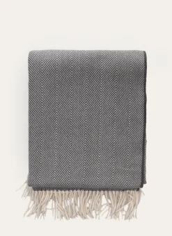 Bouchara Plaid^PLAID À MOTIFS CHEVRONS JACQUARD HANK