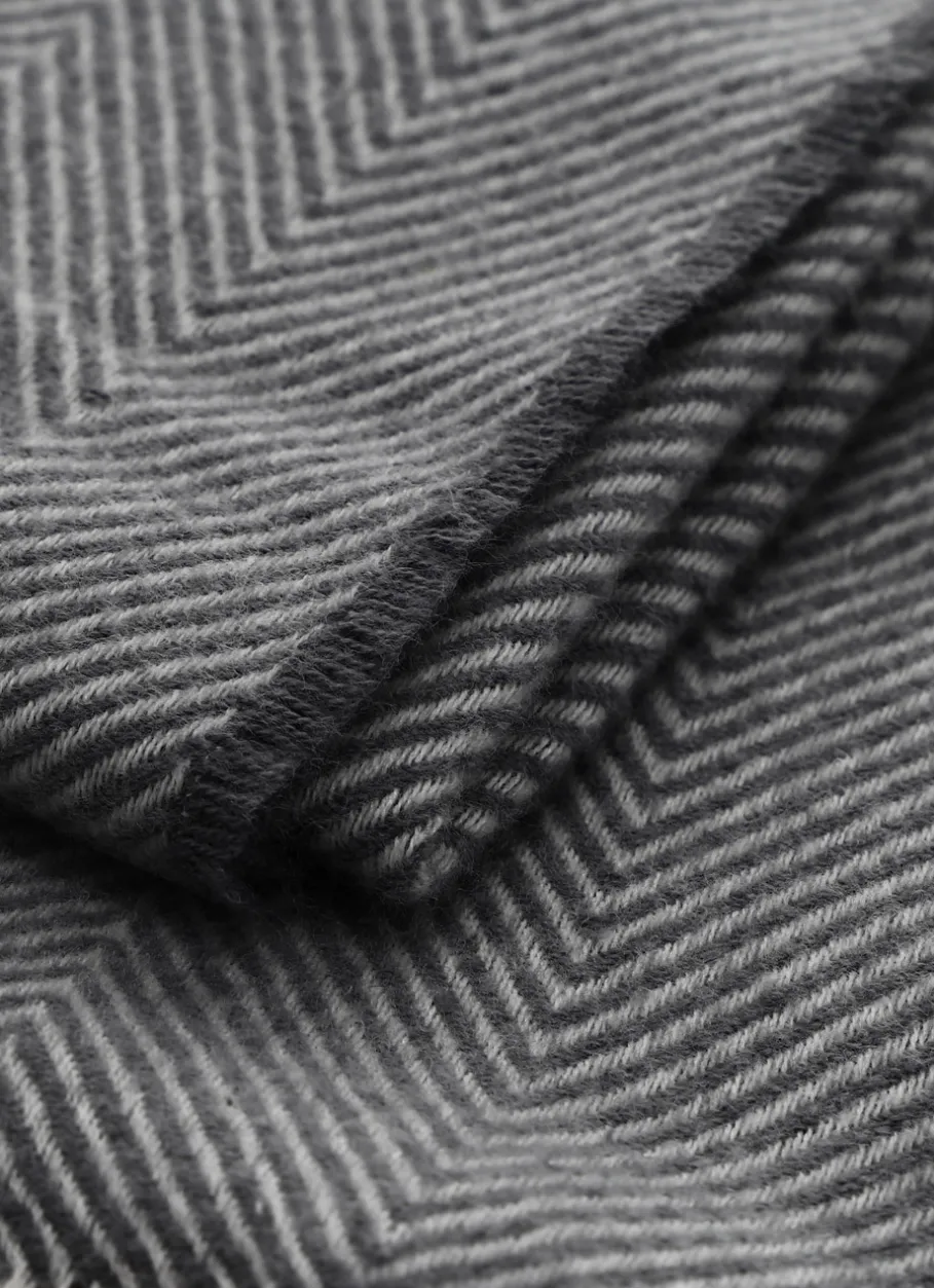 Bouchara Plaid^PLAID À MOTIFS CHEVRONS JACQUARD HANK