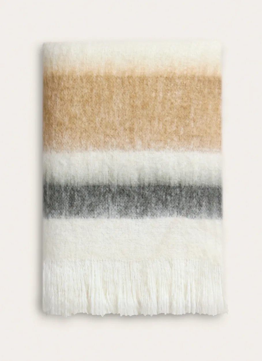 Bouchara Plaid|Chambre De Noël^PLAID À RAYURES EFFET MOHAIR