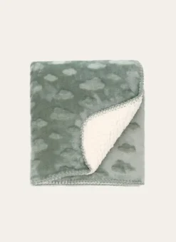Enfant Bouchara Linge De Lit^PLAID DOUX À MOTIFS NUAGES