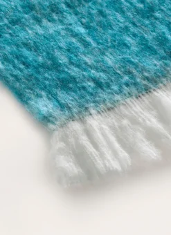 Bouchara Plaid|Jete De Lit, Edredon^PLAID EFFET MOHAIR À FRANGES
