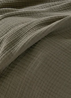 Bouchara Plaid|Jete De Lit, Edredon^PLAID EN GAZE DE COTON