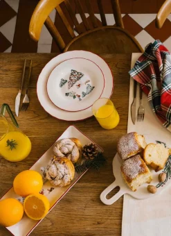 Bouchara Plat, Plateau^PLANCHE À DÉCOUPER RECTANGULAIRE EN GRÈS FESTIVE