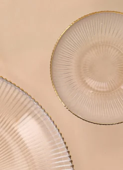 Bouchara Plat, Plateau^PLAT DE PRESENTATION EN VERRE ÉCLATANT