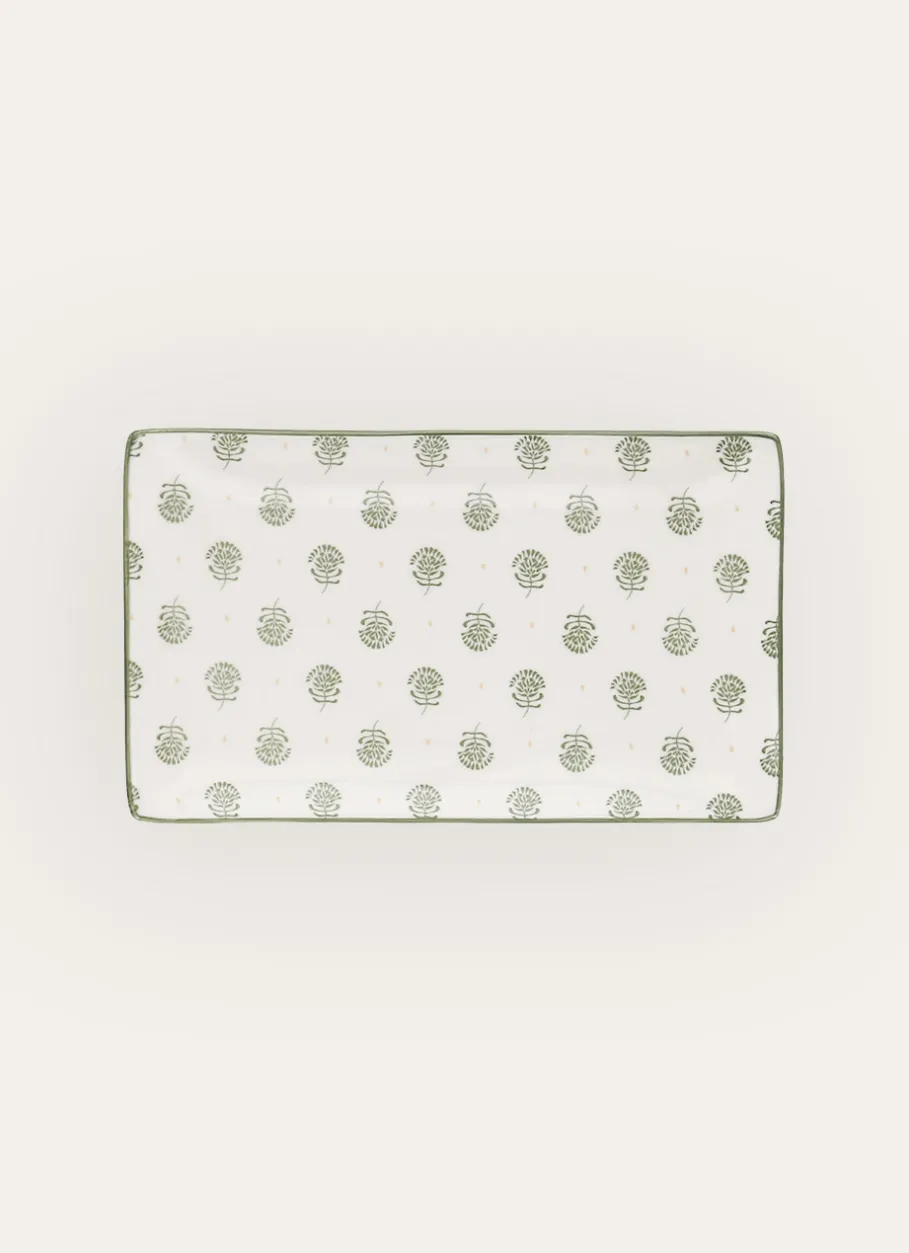 Bouchara Plat, Plateau|Table De Noël^PLAT RECTANGULAIRE EN PORCELAINE GALM