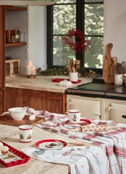 Bouchara Plat, Plateau|Table De Noël^PLAT RECTANGULAIRE FÉÉRIE DE NOËL