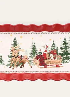 Bouchara Plat, Plateau|Table De Noël^PLAT RECTANGULAIRE FÉÉRIE DE NOËL