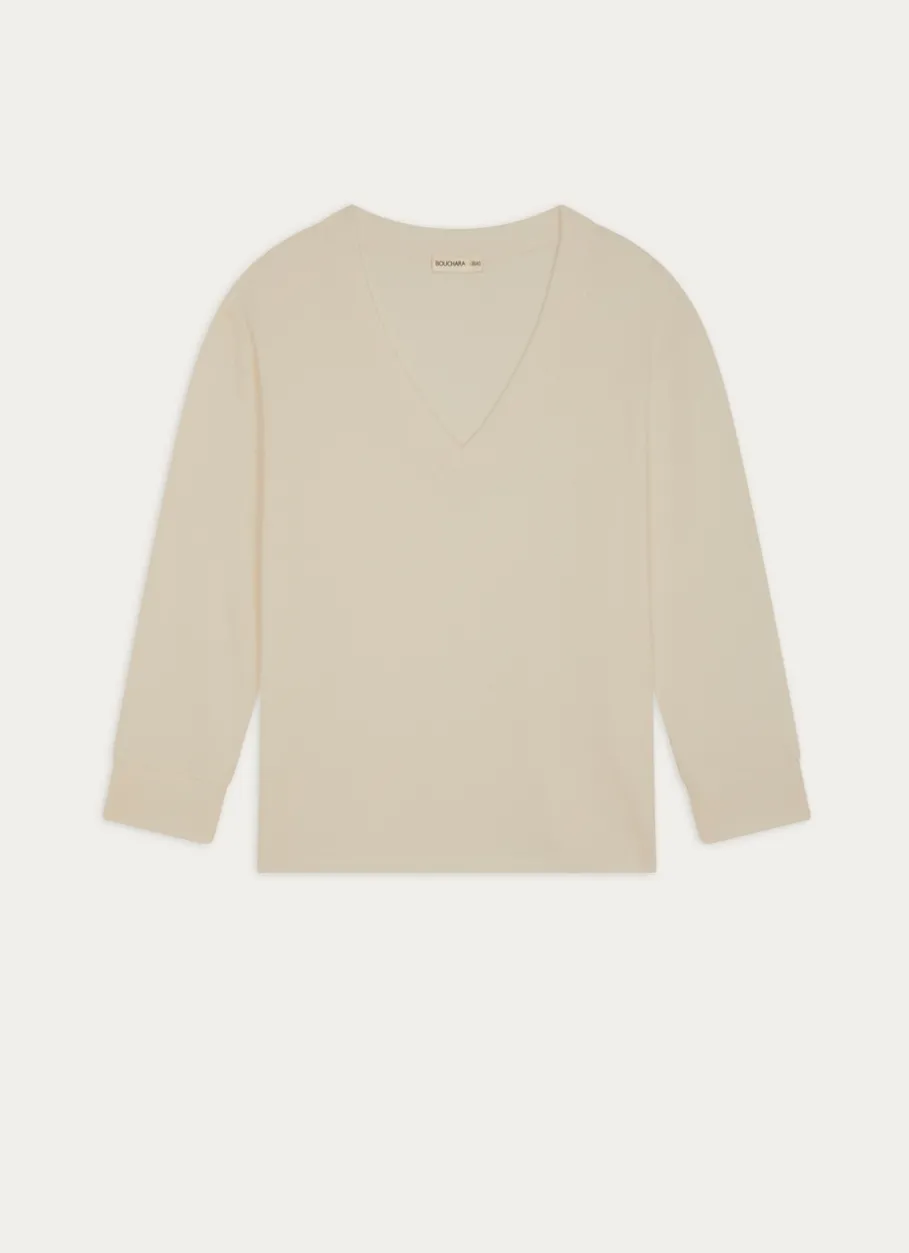 Bouchara Homewear, Accessoire^PULL COL V EN MAILLE CONFORTABLE