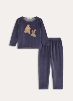 Enfant Bouchara Les Essentiels De Bebe^PYJAMA 2 PI ÈCES EN VELOURS OURS