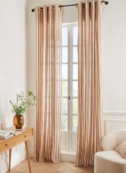 Bouchara Rideau^RIDEAU À LARGES RAYURES SUR FOND TEXTURÉ JUMBO