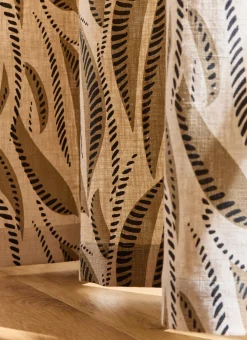 Bouchara Rideau^RIDEAU EN COTON ET LIN IMPRIMÉ