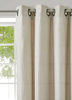 Bouchara Rideau^RIDEAU EN LIN LAVÉ DOUBLÉ EN COTON