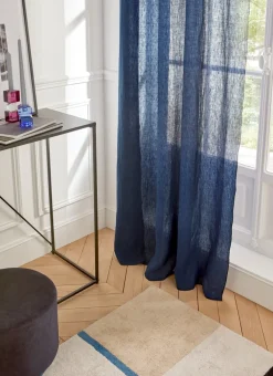 Bouchara Rideau^RIDEAU EN LIN LAVÉ ET BOURDON