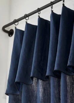 Bouchara Rideau^RIDEAU EN LIN LAVÉ ET BOURDON