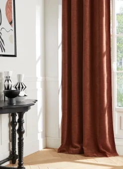 Bouchara Rideau^RIDEAU EN VELOURS CHENILLE UNI