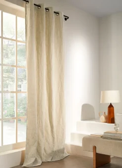 Bouchara Rideau^RIDEAU JACQUARD À MOTIF VÉGÉTAL