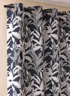 Bouchara Rideau^RIDEAU JACQUARD CHENILLE AVEC MOTIFS VÉGÉTAUX