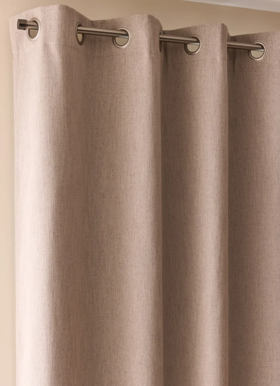 Bouchara Occultant, Thermique^RIDEAU OCCULTANT ASPECT AVEC LIN