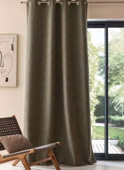 Bouchara Occultant, Thermique^RIDEAU OCCULTANT ASPECT NATUREL AVEC LIN