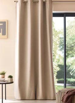 Bouchara Occultant, Thermique^RIDEAU OCCULTANT EFFET NATUREL ET CHINÉ