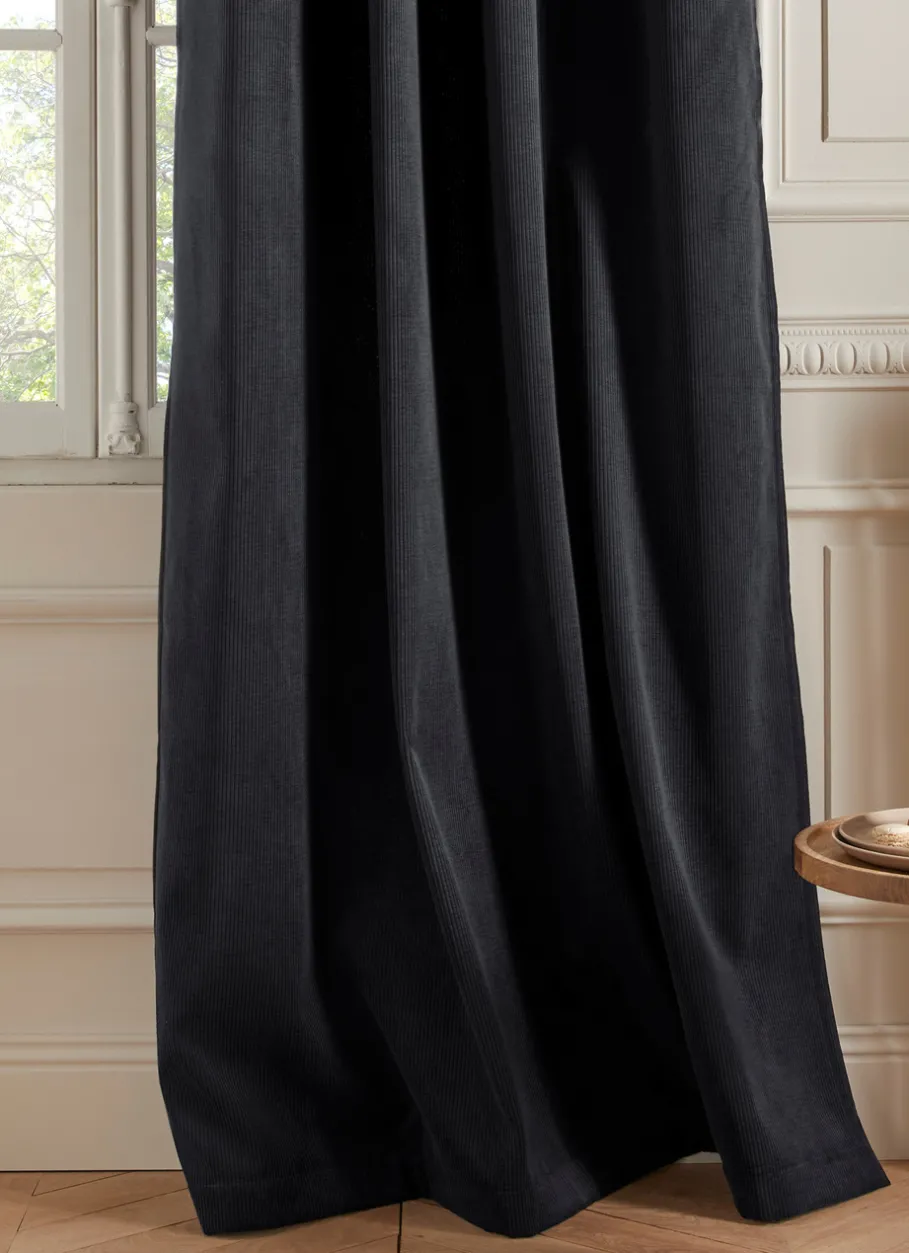Bouchara Occultant, Thermique|Rideau^RIDEAU TAMISANT UNI EN VELOURS CÔTELÉ