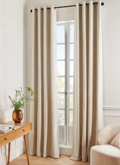 Bouchara Occultant, Thermique|Rideau^RIDEAU THERMIQUE UNI EFFET VELOURS MAT