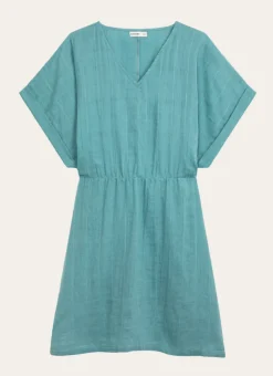 Bouchara Pyjama, Chemise De Nuit^ROBE MANCHES COURTES EN GAZE DE COTON