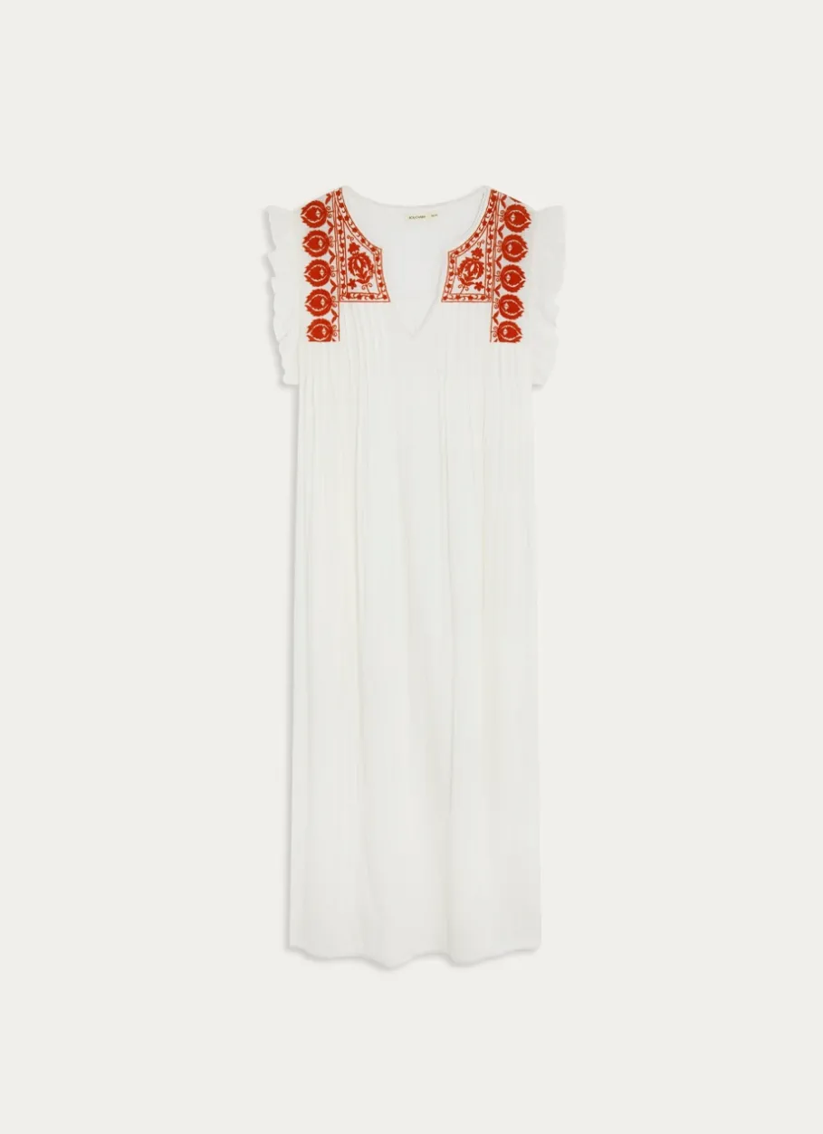 Bouchara Pyjama, Chemise De Nuit^ROBE SANS MANCHES EN GAZE DE COTON