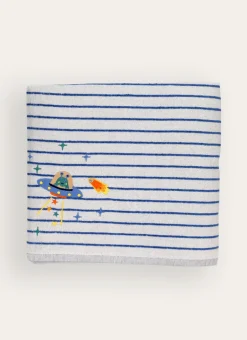 Enfant Bouchara Linge De Bain^SERVIETTE DE BAIN POUR ENFANT AVEC BRODERIE ASTRAL