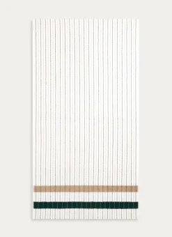 Bouchara Linge De Bain Fantaisie^SERVIETTE DE TOILETTE À RAYURES CÉLESTINE