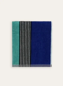 Bouchara Linge De Bain Fantaisie^SERVIETTE DE TOILETTE BICOLORE EN VELOURS