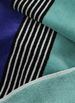 Bouchara Linge De Bain Fantaisie^SERVIETTE DE TOILETTE BICOLORE EN VELOURS